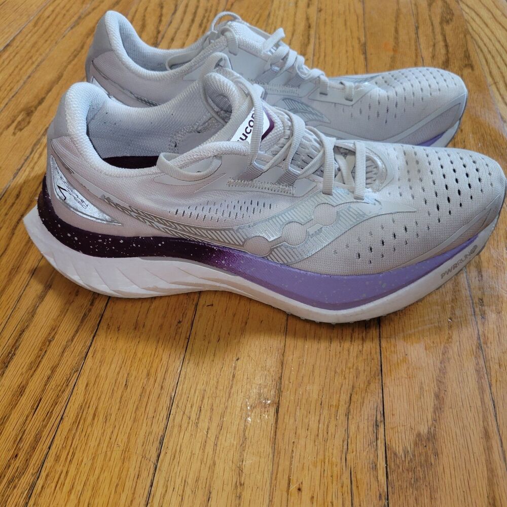 Saucony Endorphin Speed 4 Women's Size 10.5 US Running Shoes White Purple